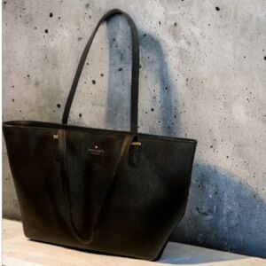 Kate Spade New York Cedar Street Harmony Tote Black Saffiano Leather